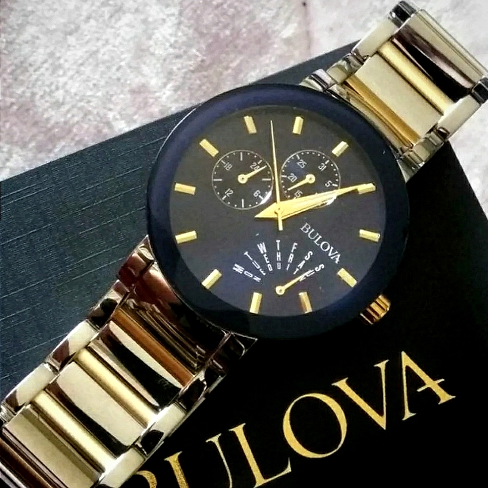 Brand new bulova two tone watch for men